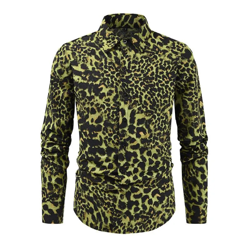 Men's Printed Casual Long Sleeve Shirt 91901564U sold by Manly
