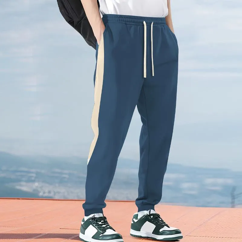 Men's Casual Side Color Block Elastic Waist Loose Sweatpants 04389647X sold by Manly product image thumbnail 3