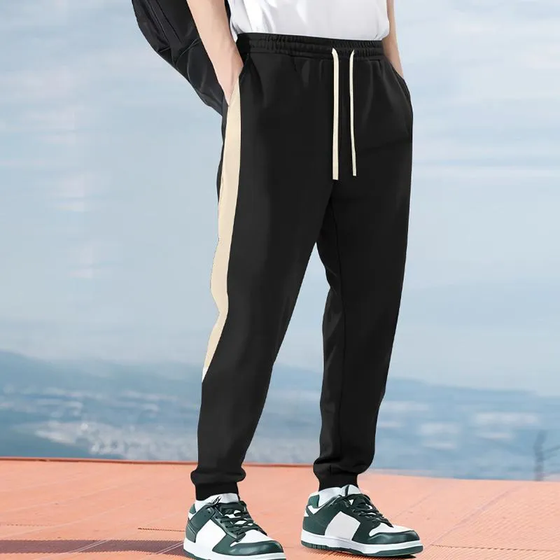 Men's Casual Side Color Block Elastic Waist Loose Sweatpants 04389647X sold by Manly product image thumbnail 2