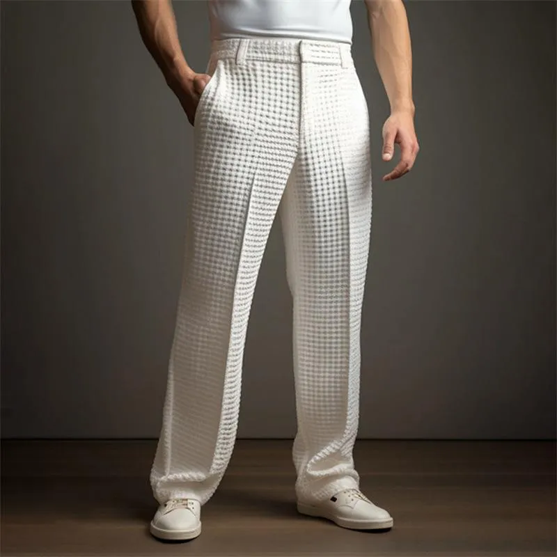 Men's Solid Waffle Casual Suit Pants 60809292X sold by Manly product image thumbnail 5