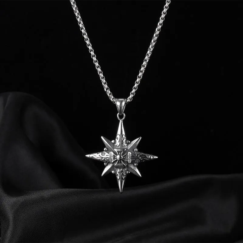 Vintage Casual Octagonal Star Cross Necklace 13169889TO sold by Manly product image thumbnail 2