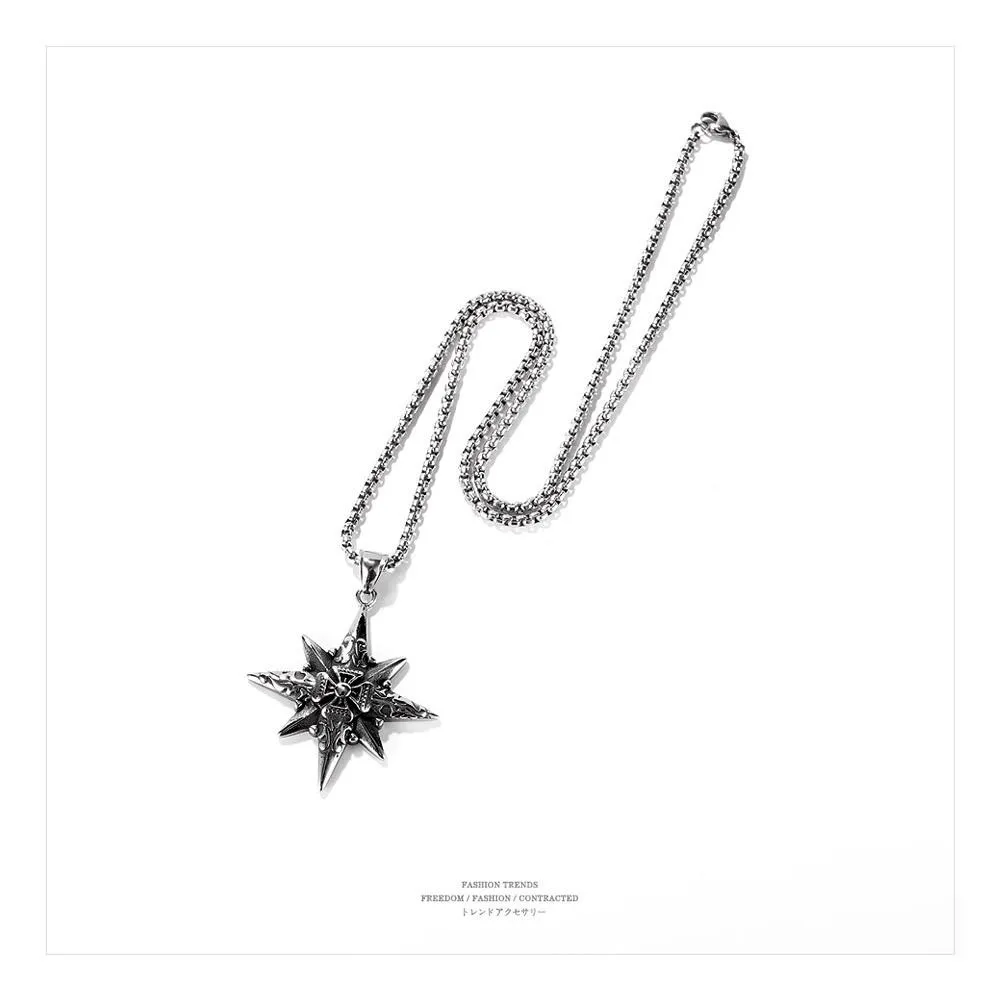 Vintage Casual Octagonal Star Cross Necklace 13169889TO sold by Manly product image thumbnail 5