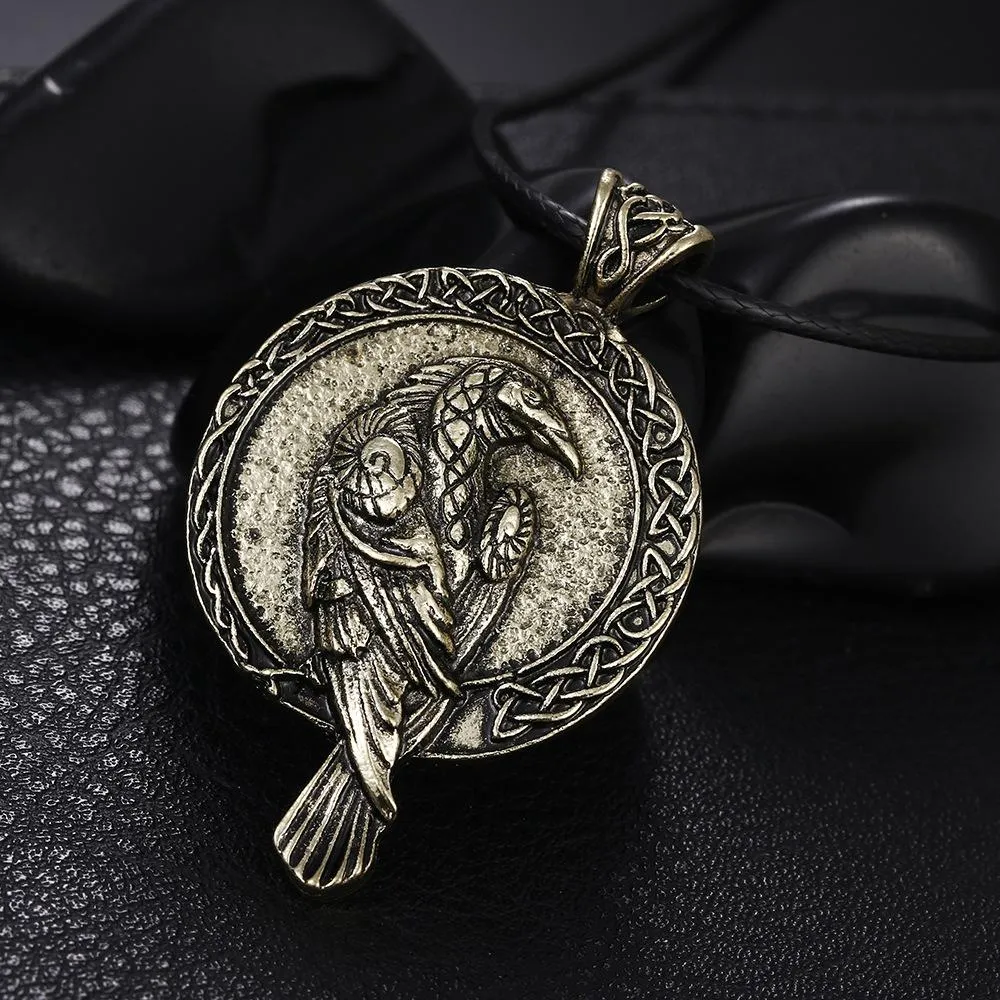 Vintage Casual Ancient Celtic Raven Viking Necklace 34402022TO sold by Manly product image thumbnail 3