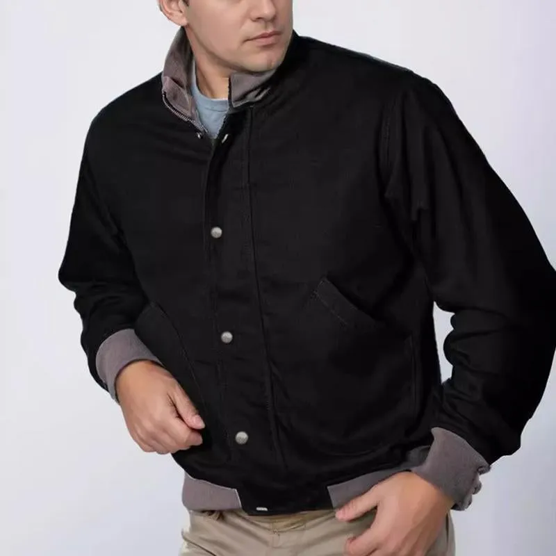 Men's Ribbed Stand Collar Jacket 95900572U sold by Manly product image thumbnail 3