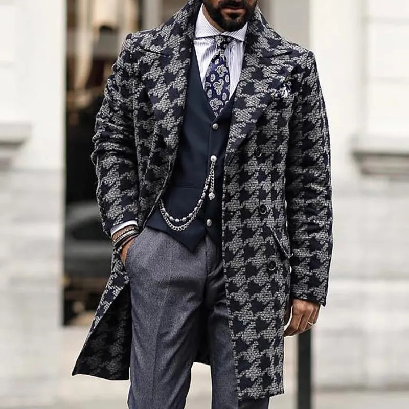 Men's Winter Mid-length Printed Coat 06436259U sold by Manly product image thumbnail 3