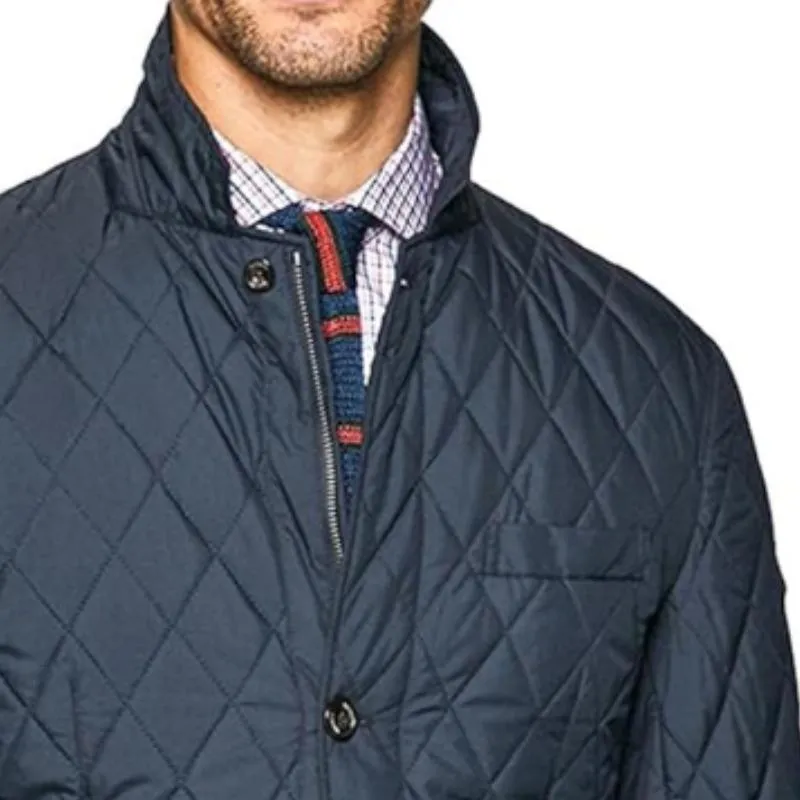 Men's Vintage Casual Quilted Patchwork Pocket Zipper Coat 61690016TO sold by Manly product image thumbnail 2