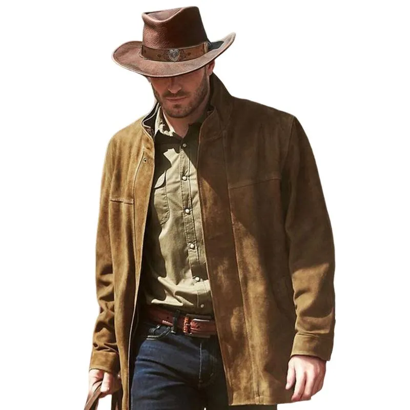 Men's Vintage Suede Jacket 90742475U sold by Manly