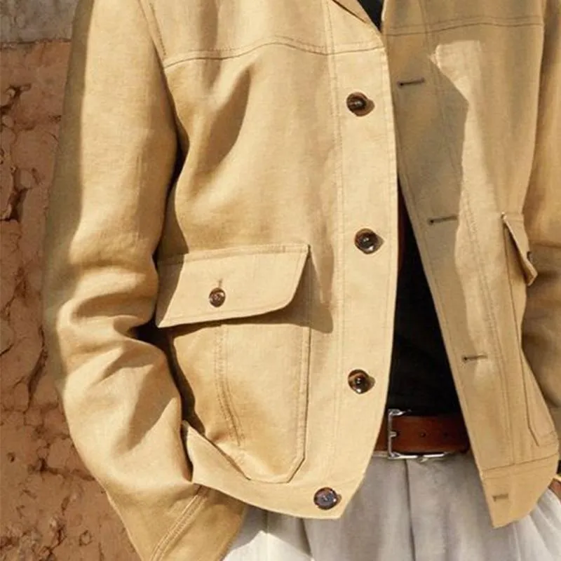 Men's Vintage Cropped Jacket 57238790U sold by Manly product image thumbnail 4