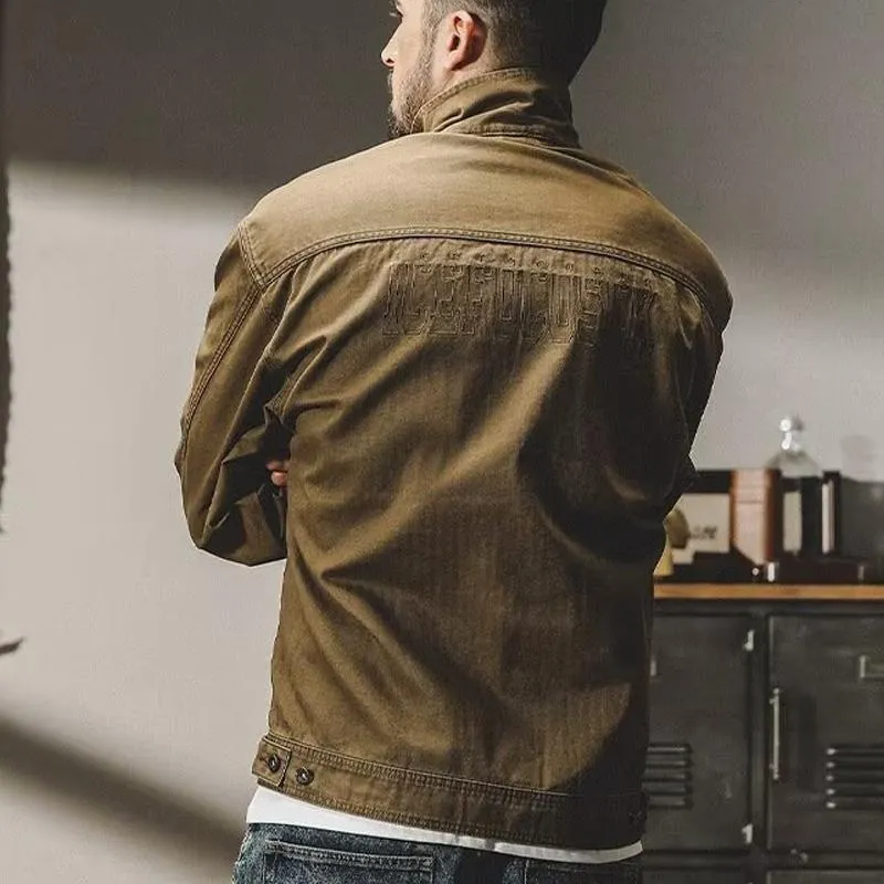 Men's Vintage Washed Work Jacket 84642852U sold by Manly product image thumbnail 2