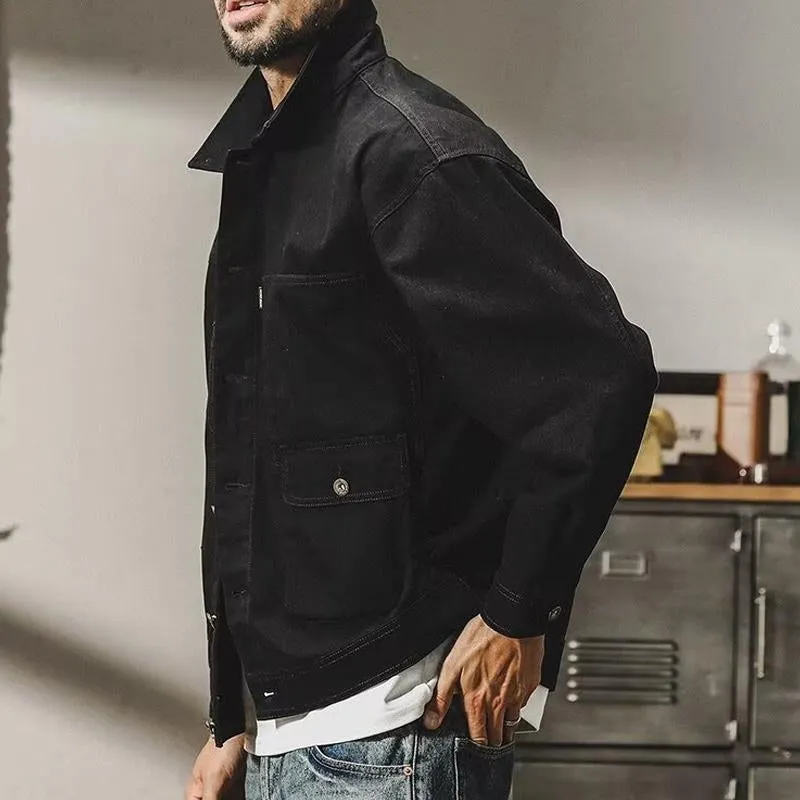 Men's Vintage Washed Work Jacket 84642852U sold by Manly product image thumbnail 4