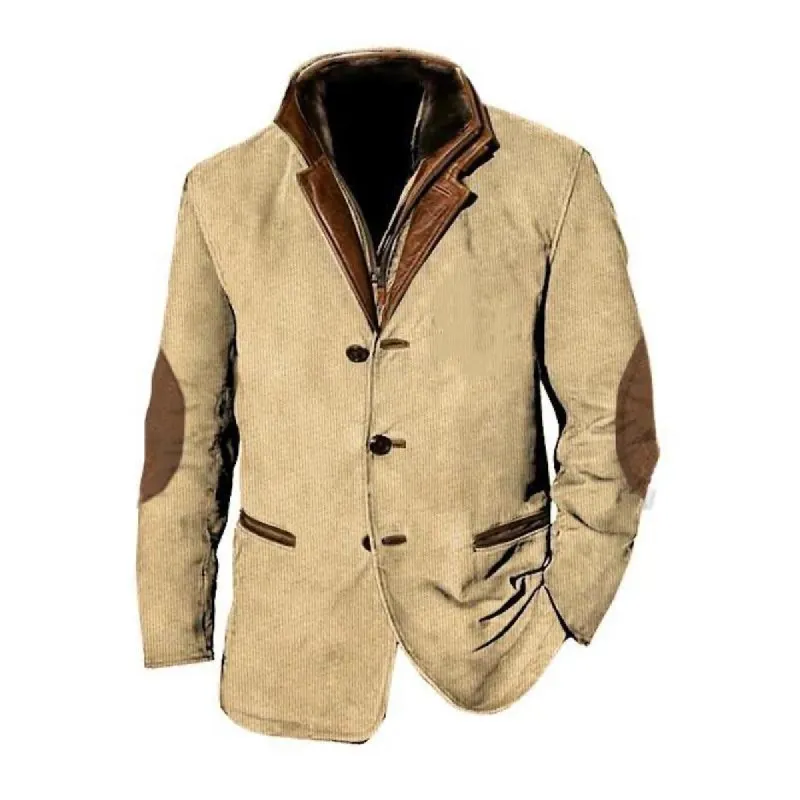 Men's Vintage Casual Worker Corduroy Jacket 02450509X sold by Manly