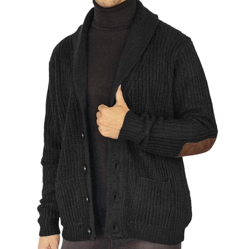 Men's Casual Retro Lapel Knit Cardigan 72481225X sold by Manly product image thumbnail 3