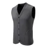 Men's Solid Color Casual Sleeveless Cotton Vest 73123096X sold by Manly