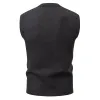 Men's Solid Color Casual Sleeveless Cotton Vest 73123096X sold by Manly