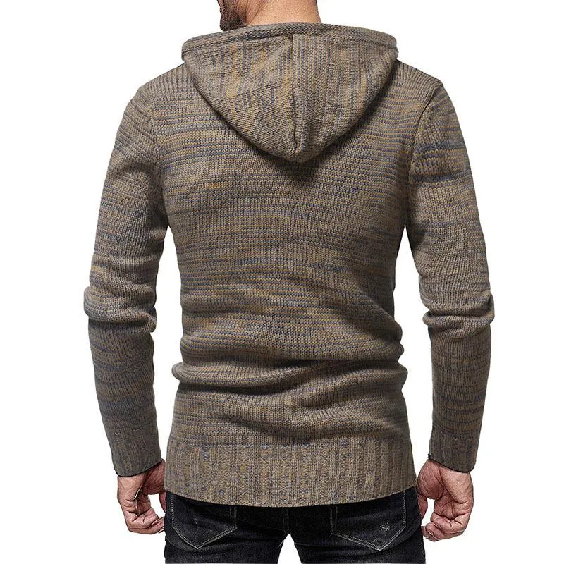 Men's Colorblock Cable Knit Hoodie 70493074U sold by Manly product image thumbnail 3