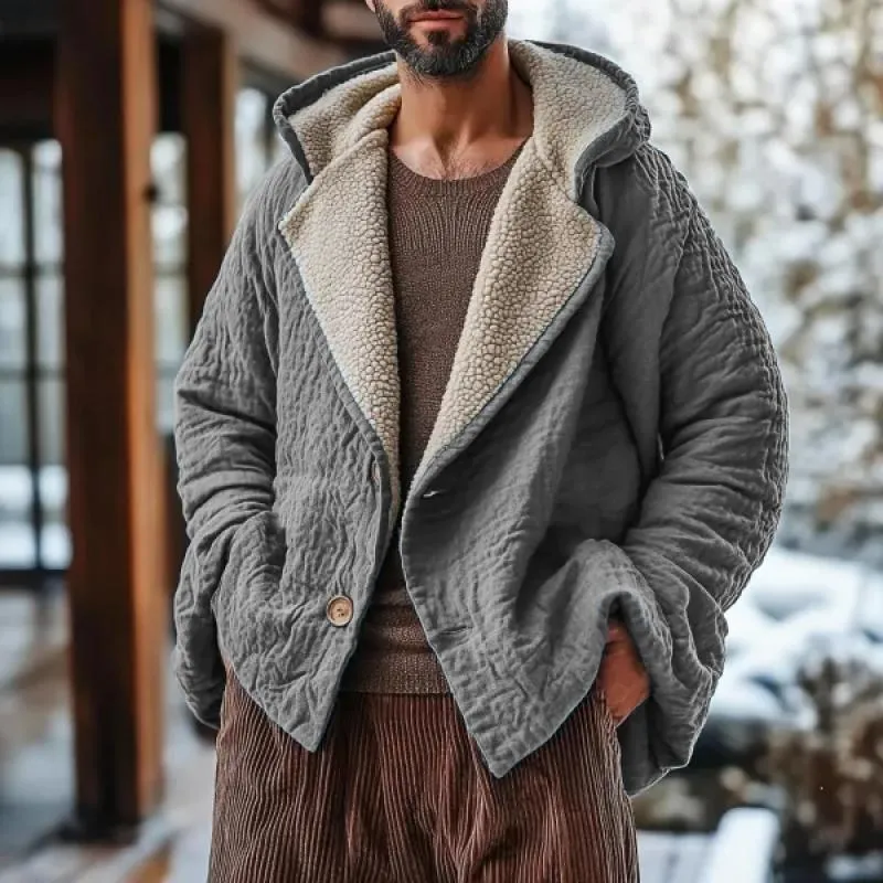 Men's Vintage Lambswool Lined Hooded Single Breasted Coat 57854165Y sold by Manly product image thumbnail 3