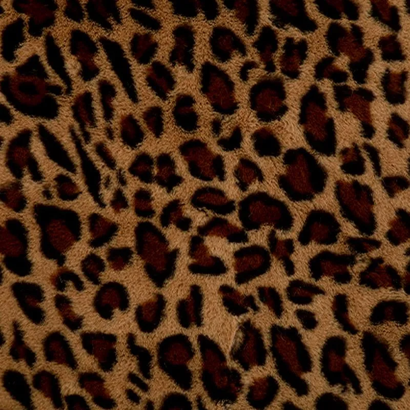 Men's Retro Leopard Plush Stitching Round Neck Baseball Jacket Coat 35909720Y sold by Manly product image thumbnail 4