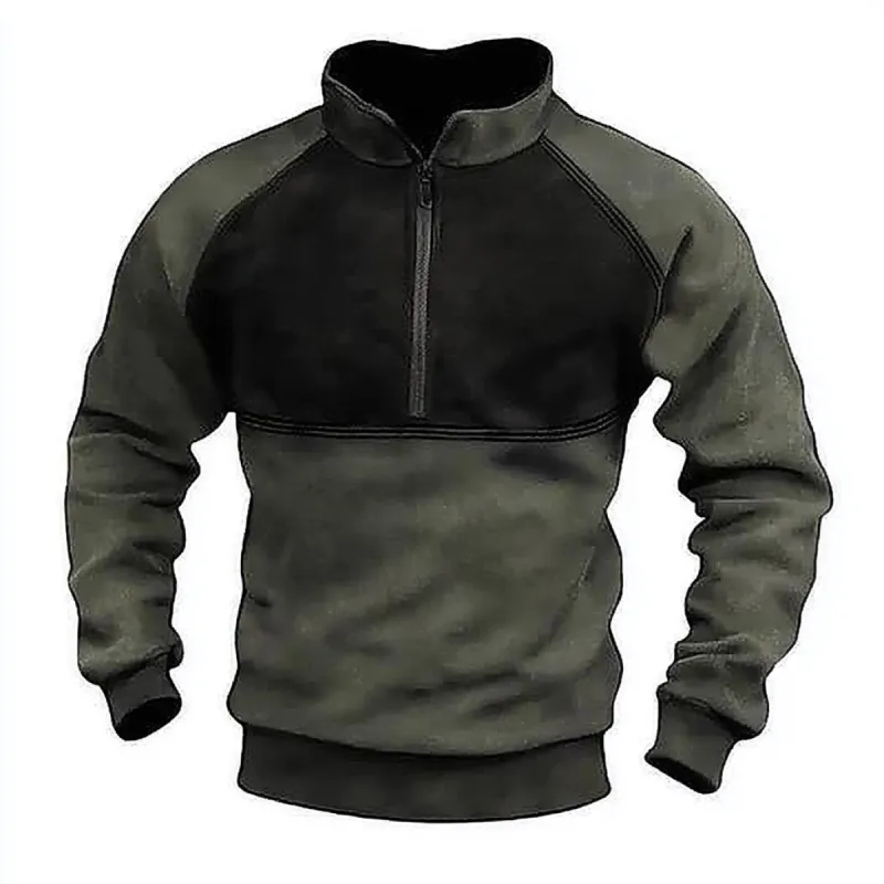 Men's Half-zip Turtleneck Sweatshirt 47075447U sold by Manly