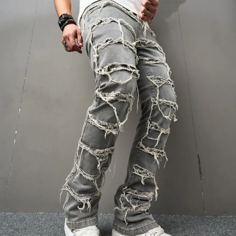 Men's Vintage Ripped Button Jeans 85863170X sold by Manly product image thumbnail 5