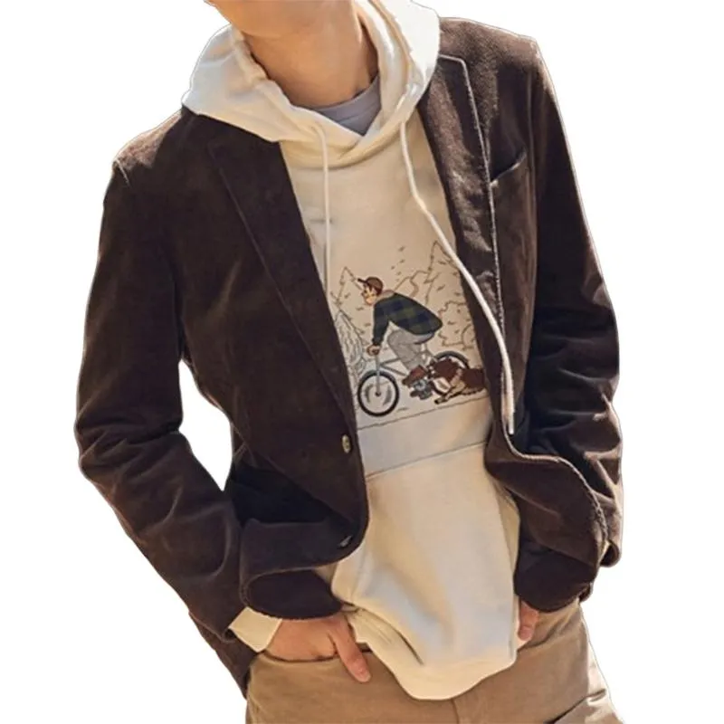 Men's Vintage Casual Solid Pocket Blazer 30952362TO sold by Manly