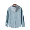 Men's Casual Solid Color Waffle Hooded Shirt 58756257Y sold by Manly