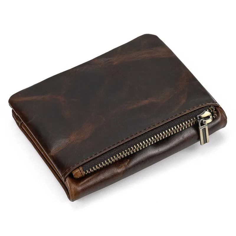 Men's Vintage Genuine Leather Multi-Card Wallet 04761972U sold by Manly