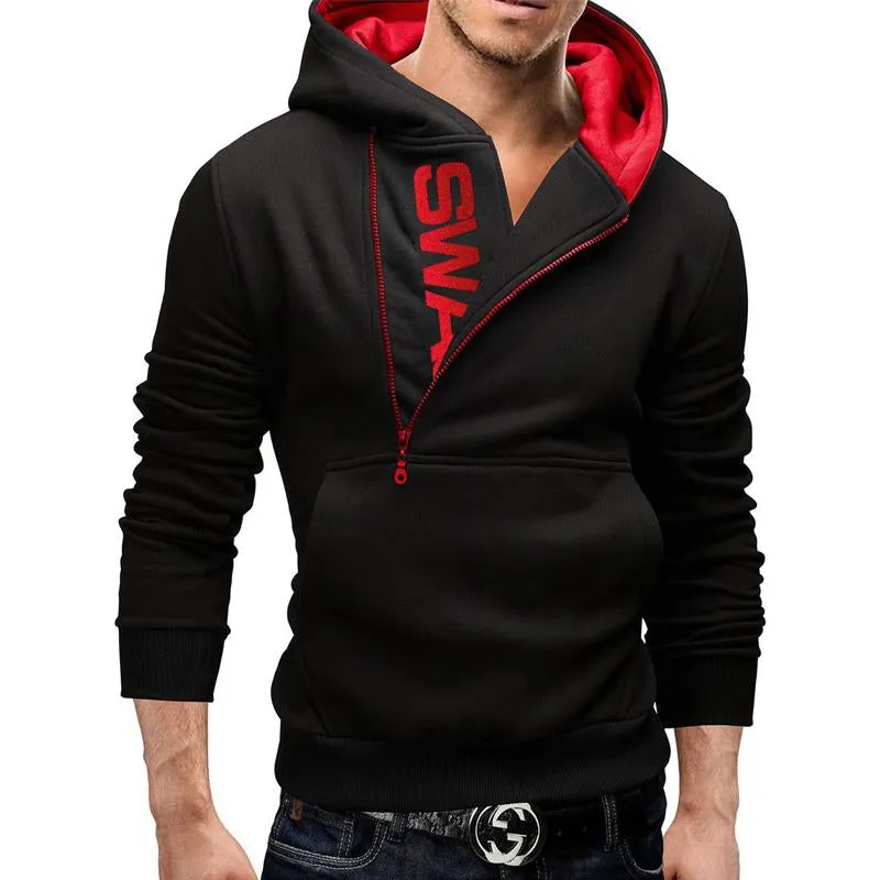 Men's Fleece Contrast Color Casual Hoodie 43090786U sold by Manly product image thumbnail 2