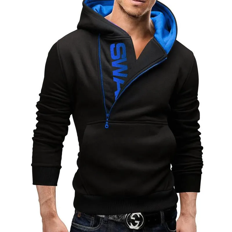Men's Fleece Contrast Color Casual Hoodie 43090786U sold by Manly product image thumbnail 3
