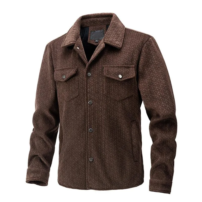 Men's Vintage Solid Lapel Single Breasted Jacket 01051462X sold by Manly