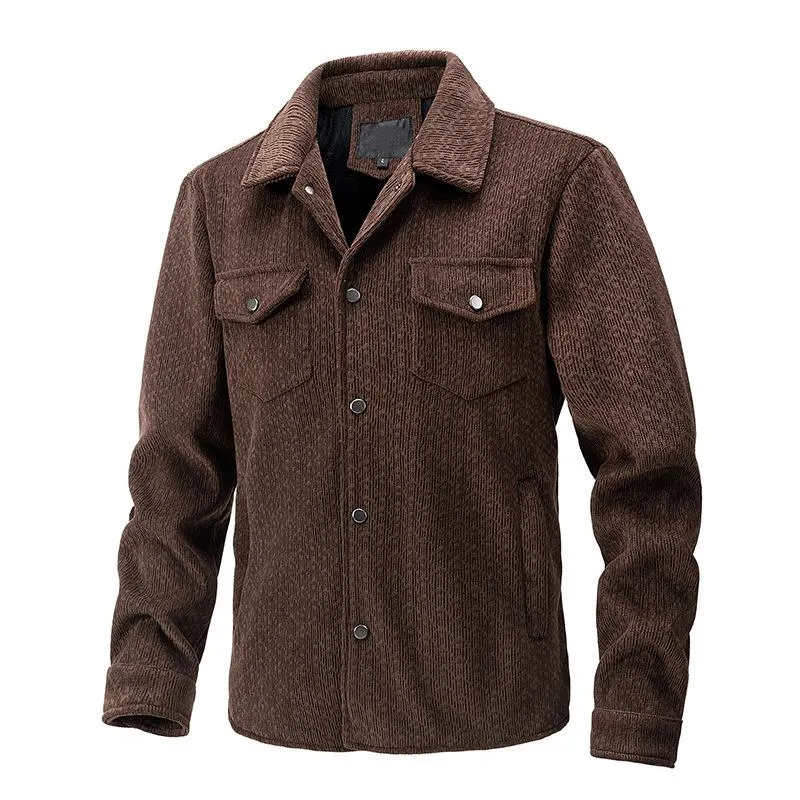 Men's Vintage Solid Lapel Single Breasted Jacket 01051462X sold by Manly