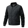 Men's Casual Polar Fleece Patchwork Stand Collar Jacket 40468890X sold by Manly