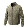 Men's Casual Polar Fleece Patchwork Stand Collar Jacket 40468890X sold by Manly