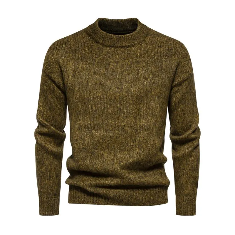 Men's Casual Round Neck Loose Knitted Pullover Sweater 71400779M sold by Manly product image thumbnail 2