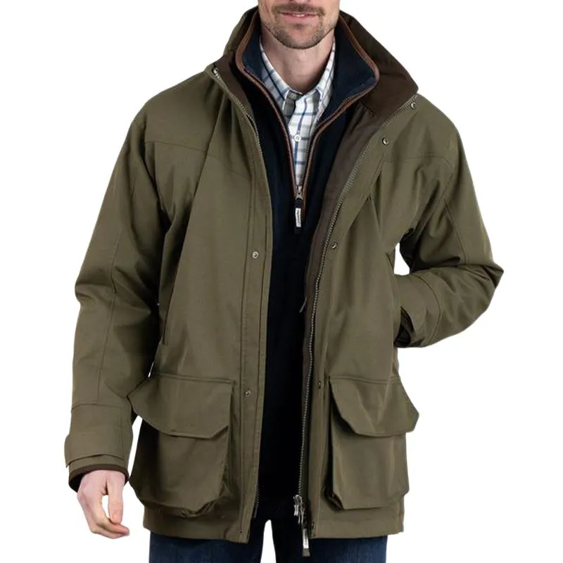 Men's Army Green Stand Collar Coat 86904671U sold by Manly