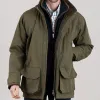Men's Army Green Stand Collar Coat 86904671U sold by Manly