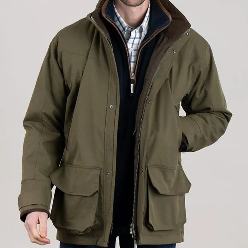 Men's Army Green Stand Collar Coat 86904671U sold by Manly product image thumbnail 3