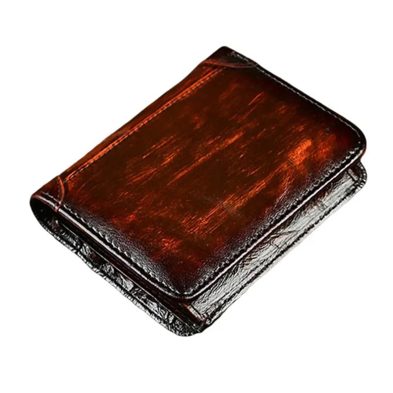 Men's First Layer Cowhide Multifunctional Short Wallet 51752324U sold by Manly
