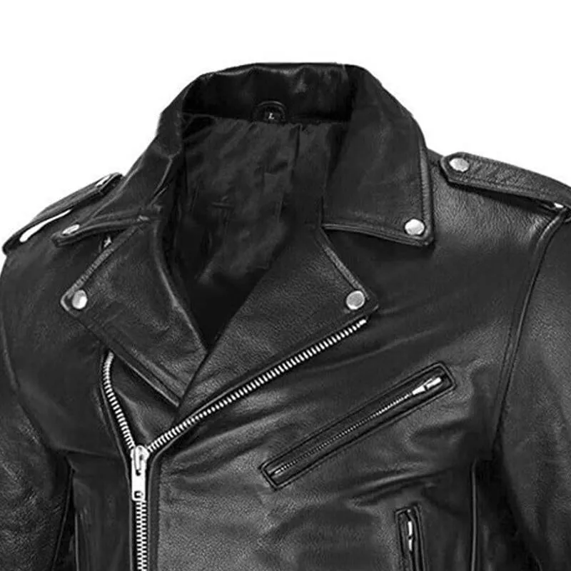 Men's Leather Motorcycle Jackets 68343975U sold by Manly product image thumbnail 2