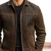 【24-hour shipping out】Mens Classic Fashion Zipper Leather Jacket 98679789U sold by Manly