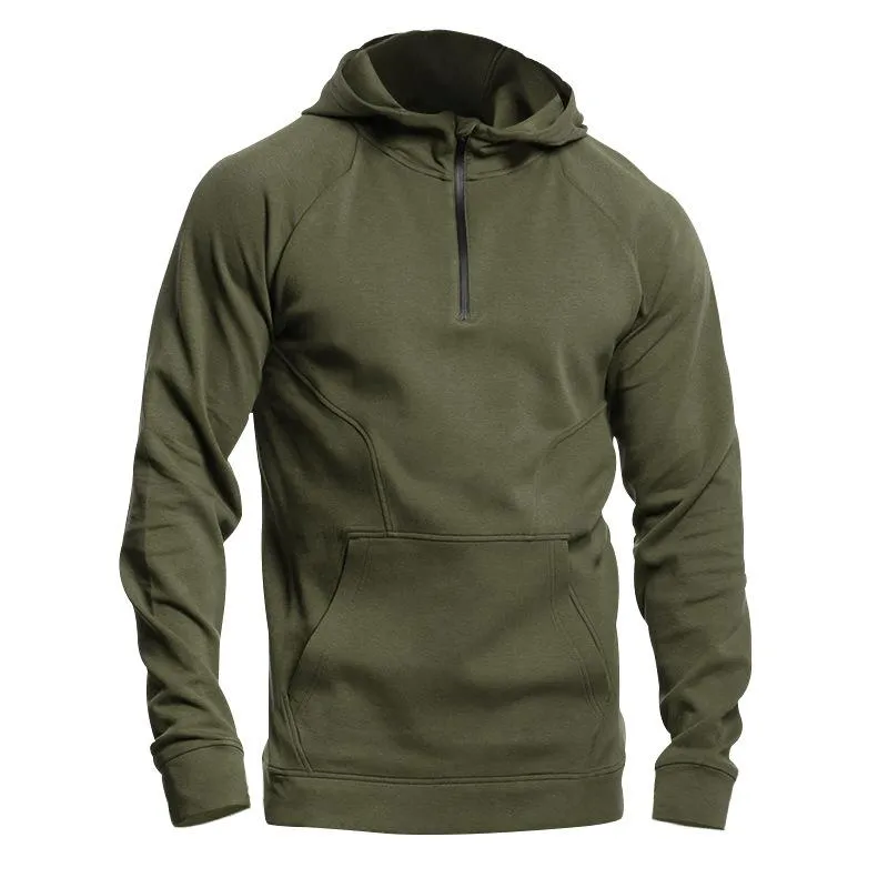 Men's Casual Color Matching Plush Warm Hooded Sweatshirt 08954102Y sold by Manly product image thumbnail 3