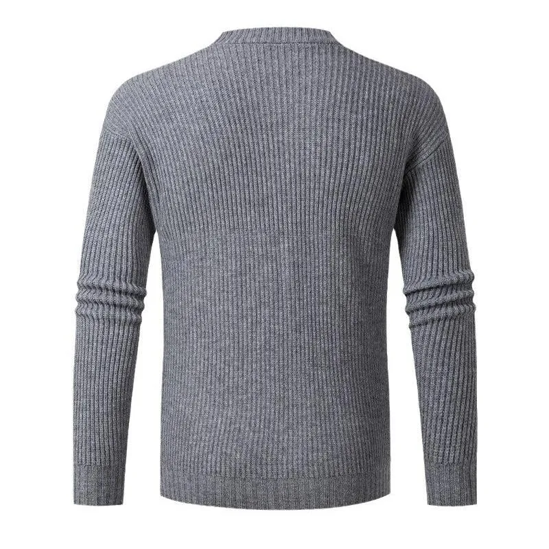 Men's Simple Solid Color Single Breasted Knitted Cardigan 54140581X sold by Manly product image thumbnail 5