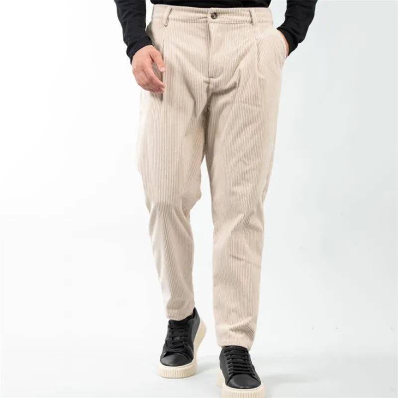 Men's Vintage Solid Corduroy Pleated Slim Tapered Pants 47884431M sold by Manly product image thumbnail 5