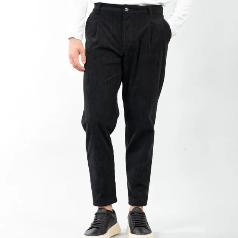 Men's Vintage Solid Corduroy Pleated Slim Tapered Pants 47884431M sold by Manly product image thumbnail 2