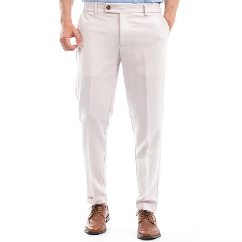 Men's Casual Breathable Mid-rise Straight Suit Pants 22522198M sold by Manly product image thumbnail 5