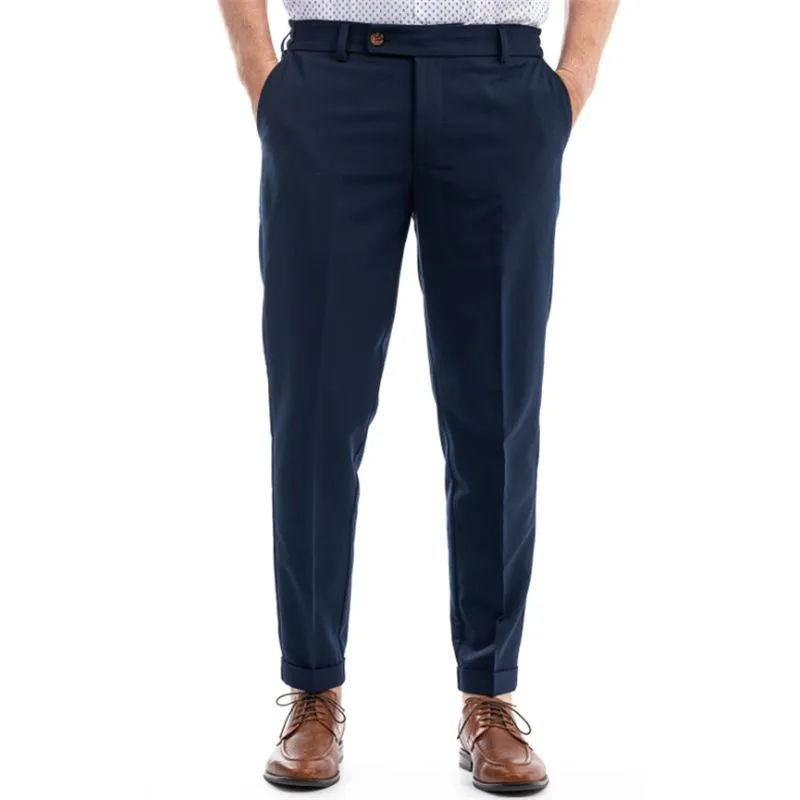 Men's Casual Breathable Mid-rise Straight Suit Pants 22522198M sold by Manly product image thumbnail 3