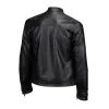 Men's Vintage Stand Collar Zipper Slim Fit Motorcycle Leather Jacket 29536672M sold by Manly