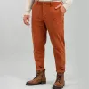 Men's Vintage Solid Color Corduroy Slim Fit Skinny Pants 70178435M sold by Manly