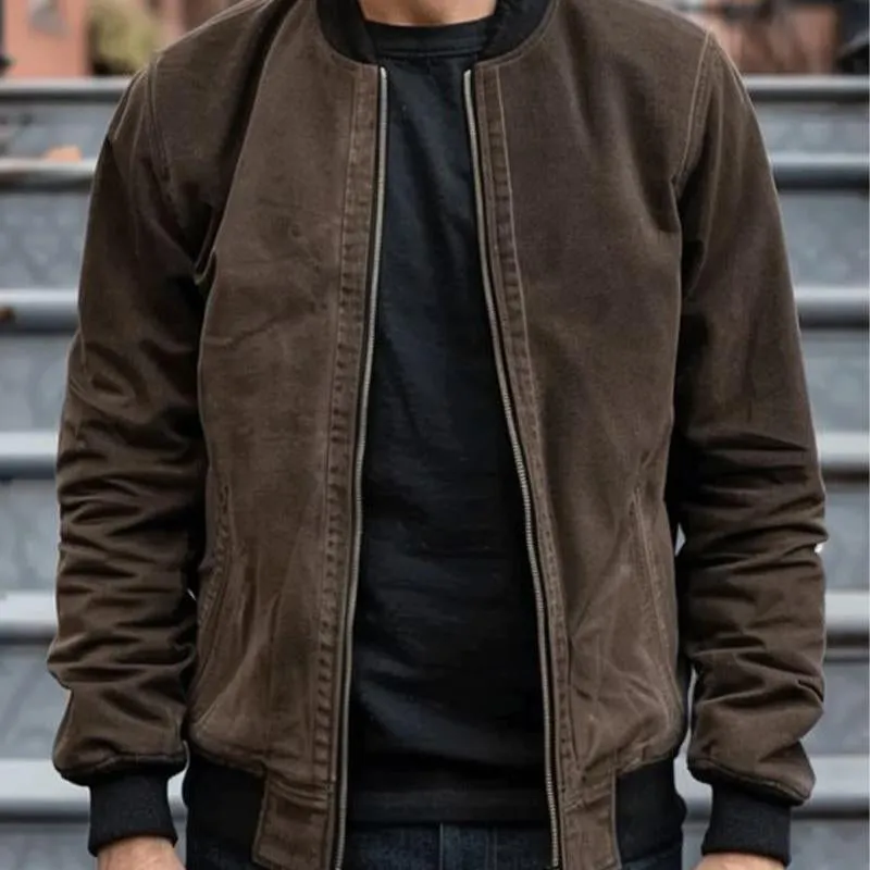 Men's Washed Denim Jacket 10714445U sold by Manly product image thumbnail 2