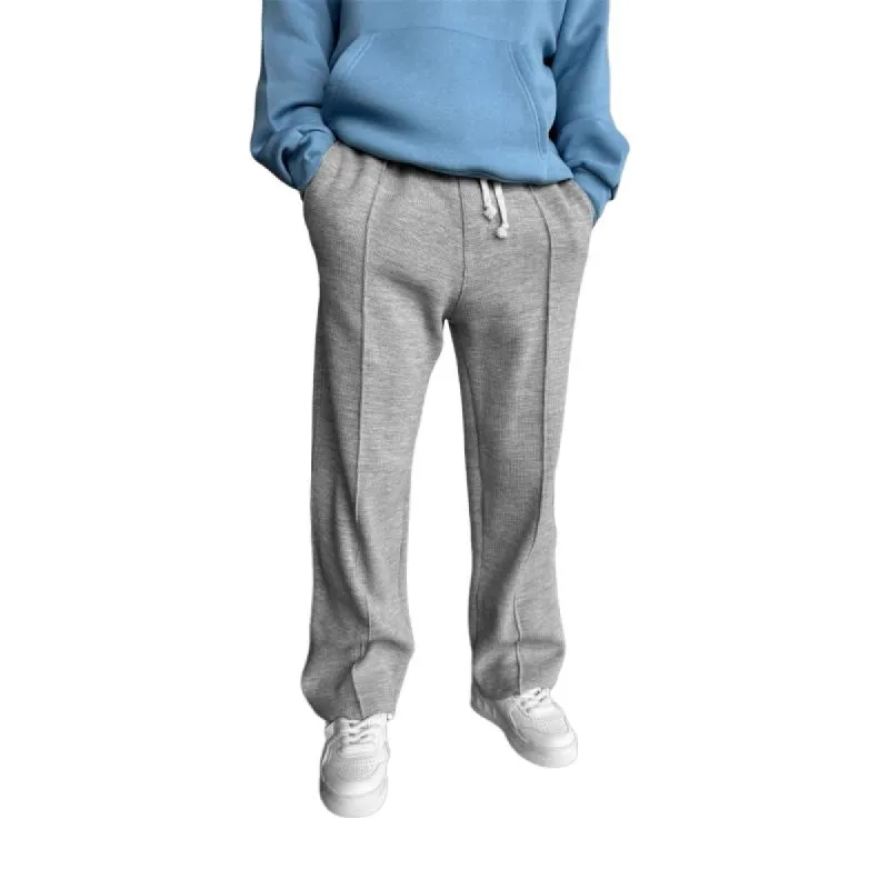 Men's Fashion Solid Loose Elastic Waist Casual Pants 63573676Z sold by Manly