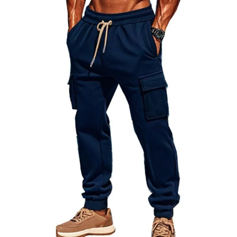 Men's Casual Multi-pocket Sports Pants 50556693X sold by Manly